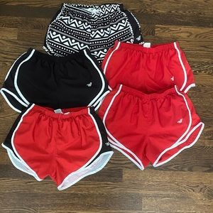 Varsity cheer practice shorts - 5 pairs - size Small (adult)